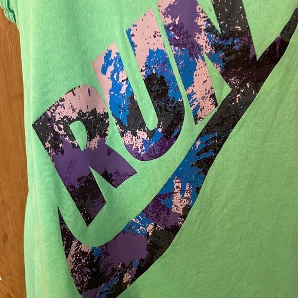 Nike Dri-Fit Razorback workout tee shirt! SizeM! EUC! Lime green! - Picture 3 of 6